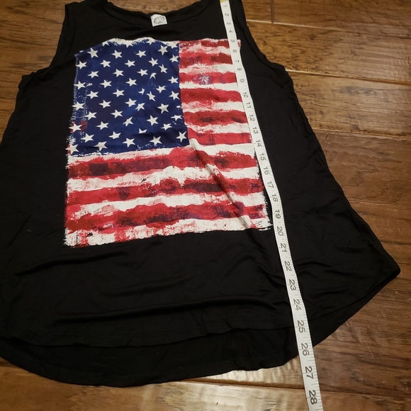 Oversized America Flag Stars and Stripes Tank - Picture 2 of 5